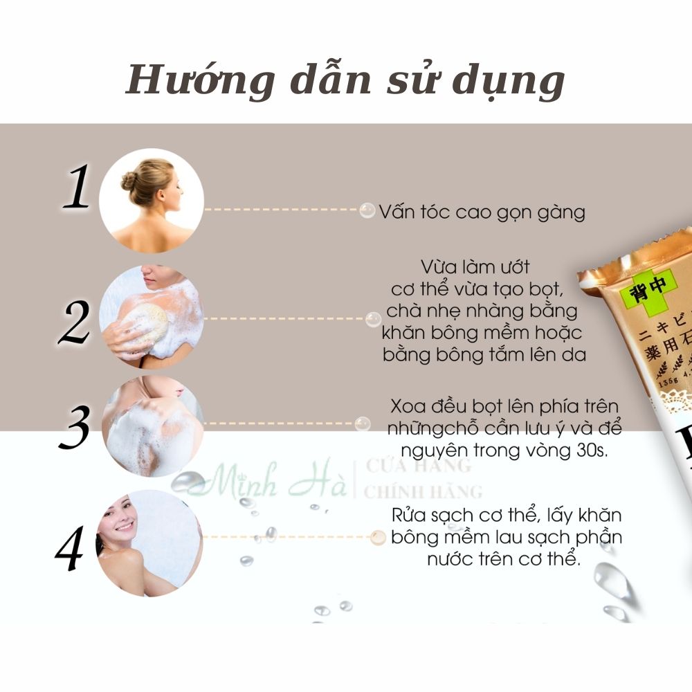 Xà phòng giảm mụn lưng For Back Medicated Soap