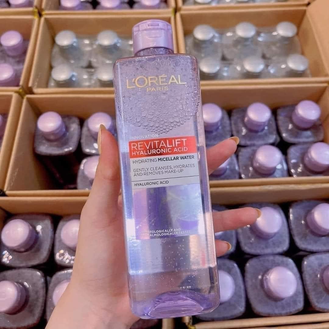 Nước Tẩy trang Loreal 400ml chai tím