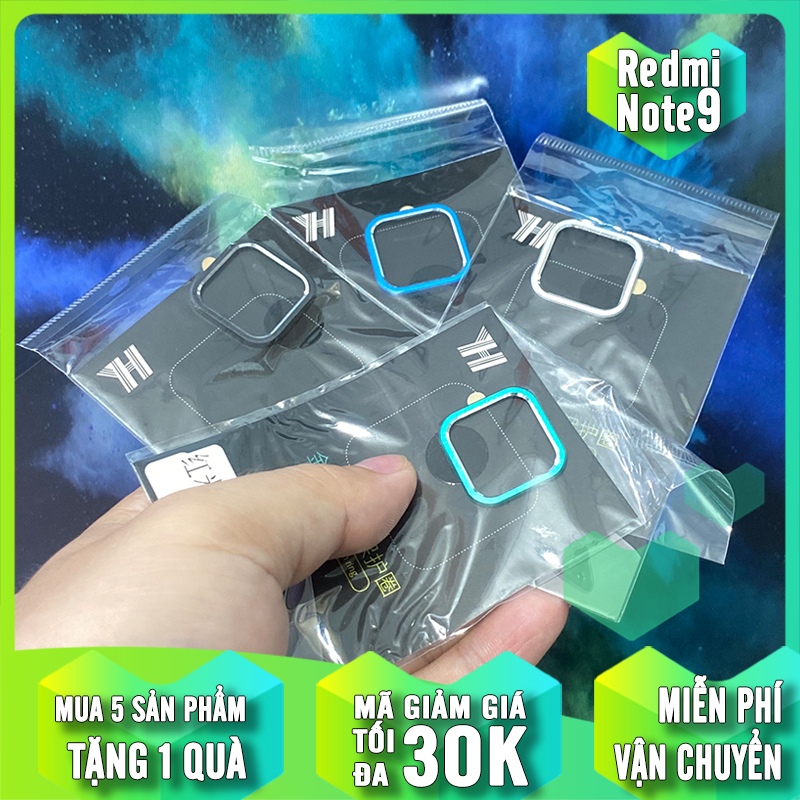 Khung viền nhôm camera cho xiaomi redmi note 9 - redmi 10x 4g