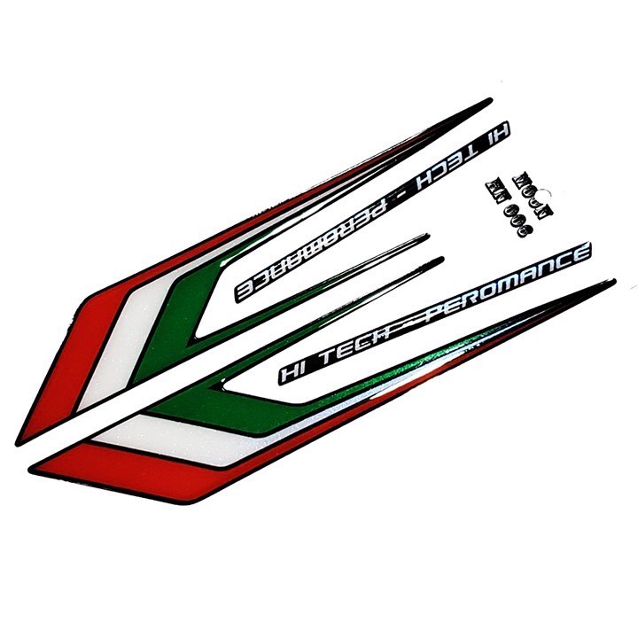 Decal dán tem xe cờ ý hn006