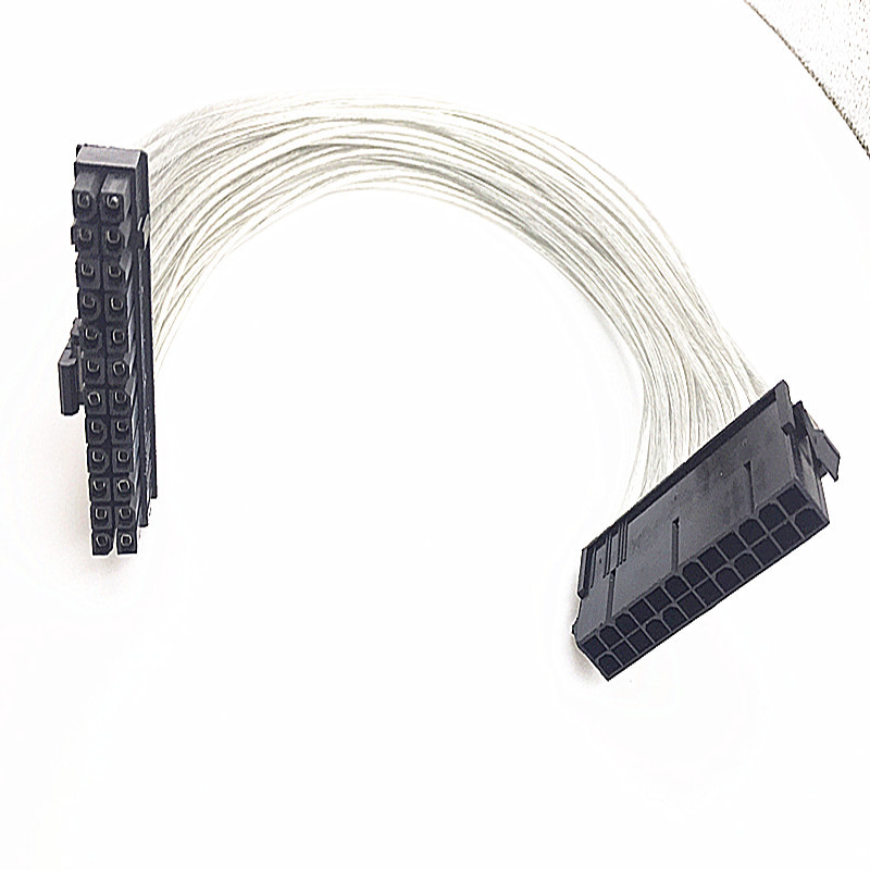 Dây cáp nối dài nguồn máy tính 24 pin atx dài 30cm - dây đồng mạ kẽm