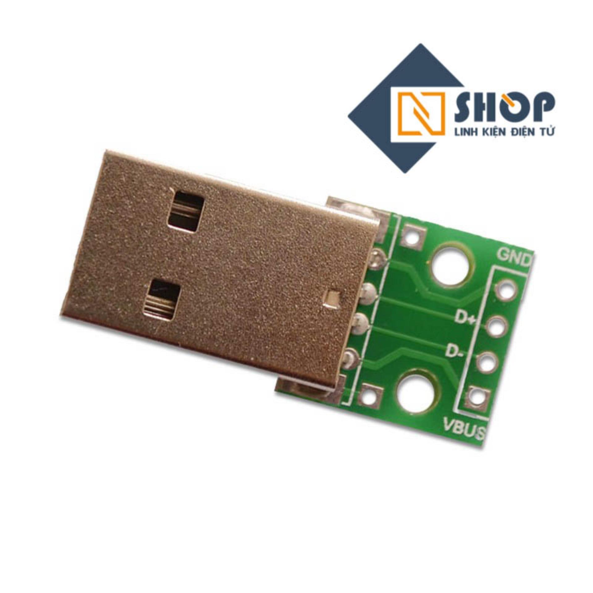 2 Đế ra chân USB đực