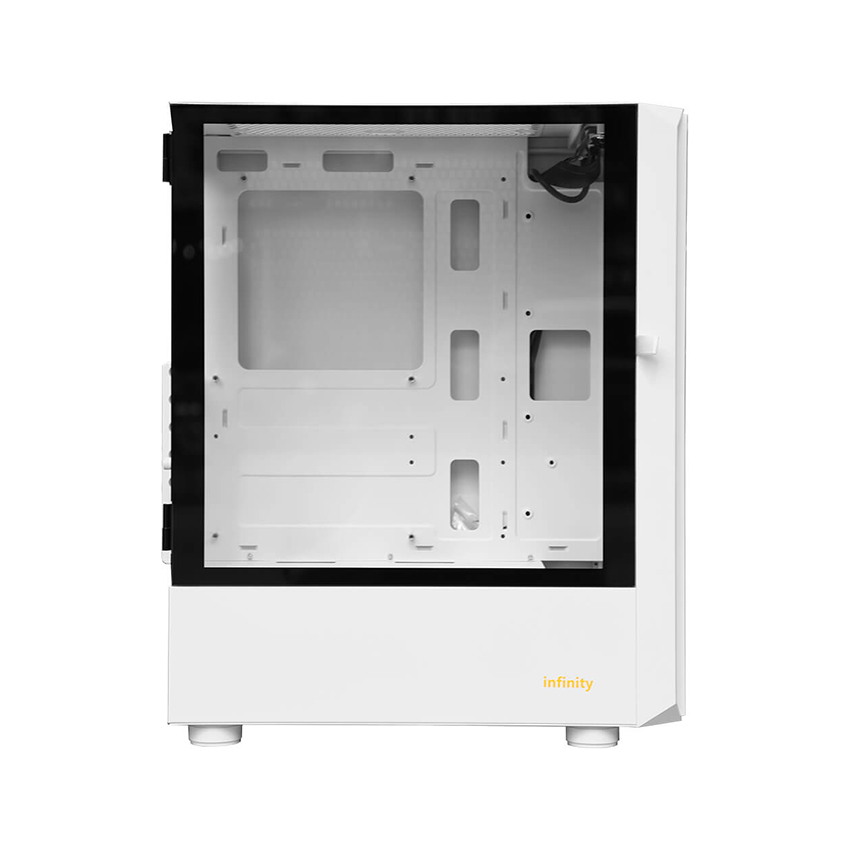 Vỏ Case Infinity Hue - White - ATX Gaming Chassis (Mid Tower/Màu Trắng)