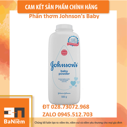 Phấn HỖ TRỢ Rôm Sảy Chính Hãng Johnson Baby