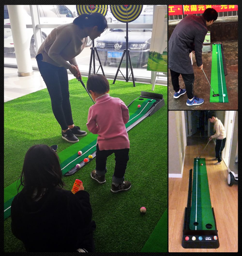 Thảm putting golf bằng nhựa- PGM Black PP Golf