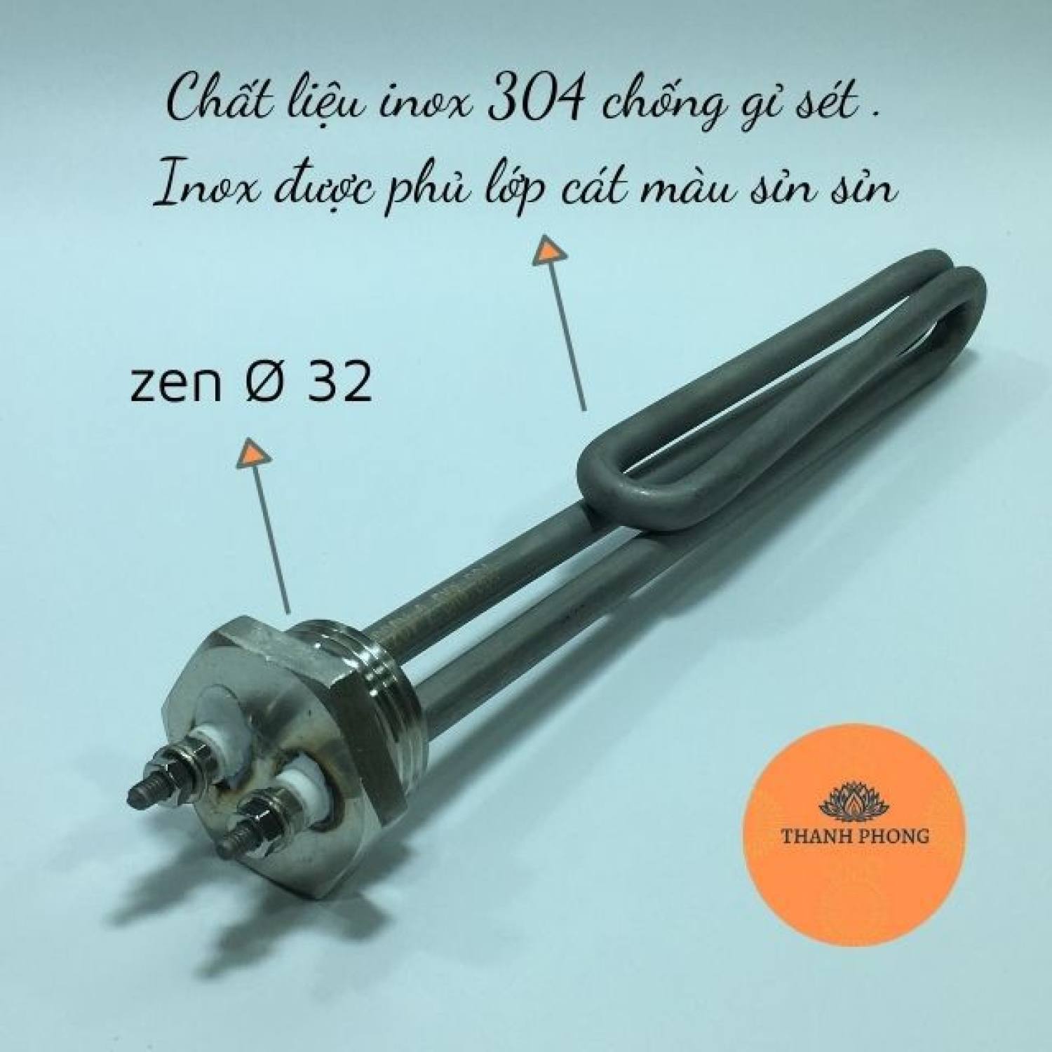 Điện trở cục ren 32 điện trở đun nước dạng cục