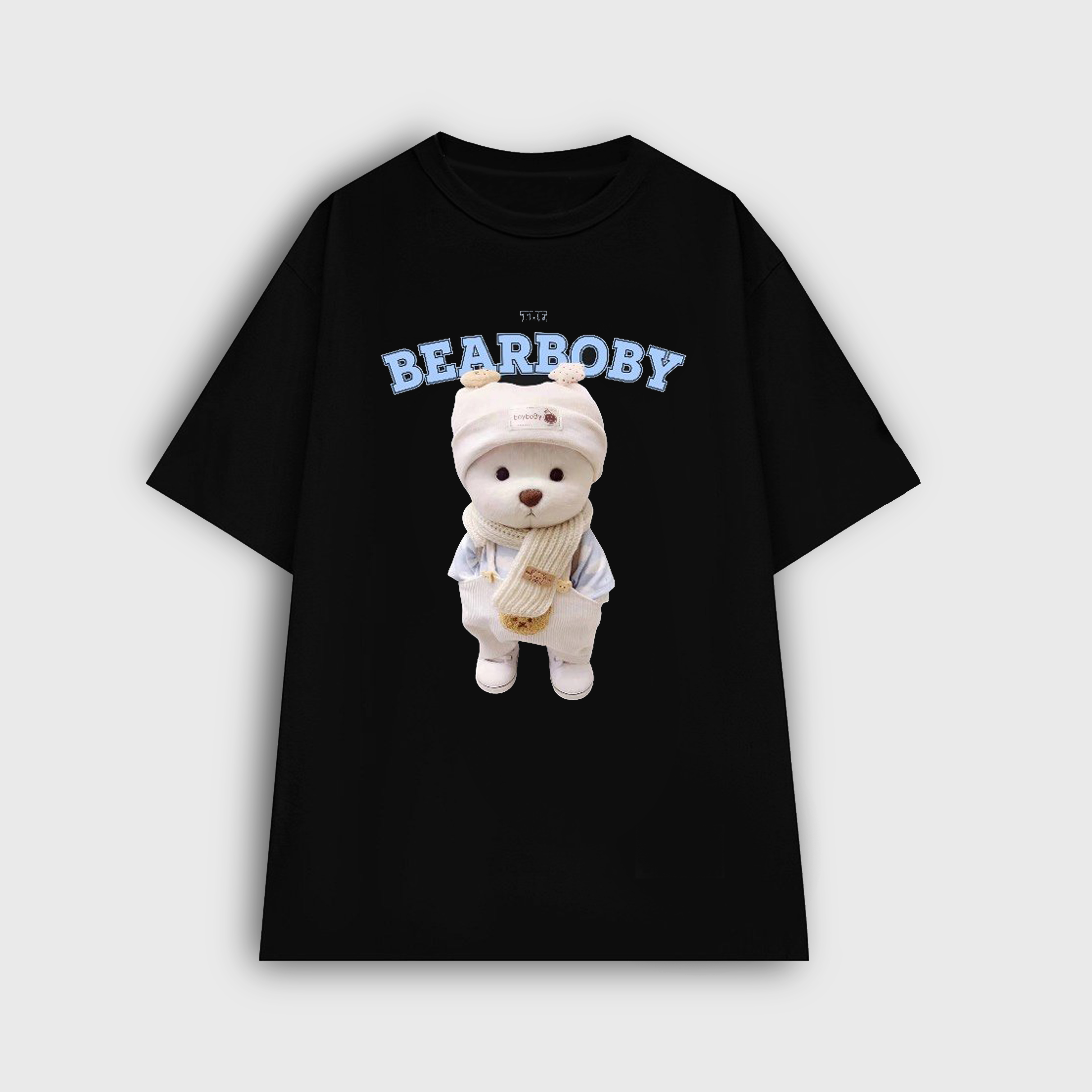 Pullover male female local brand AZILA163 sleeve miss from wide printed letters bearboby thick cotton material soft smooth