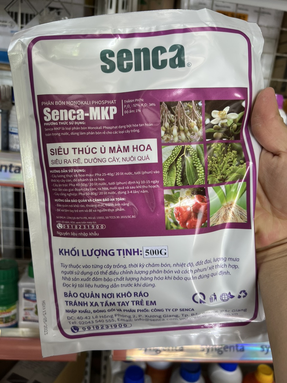 Phân bón lá siêu thúc ra hoa MKP