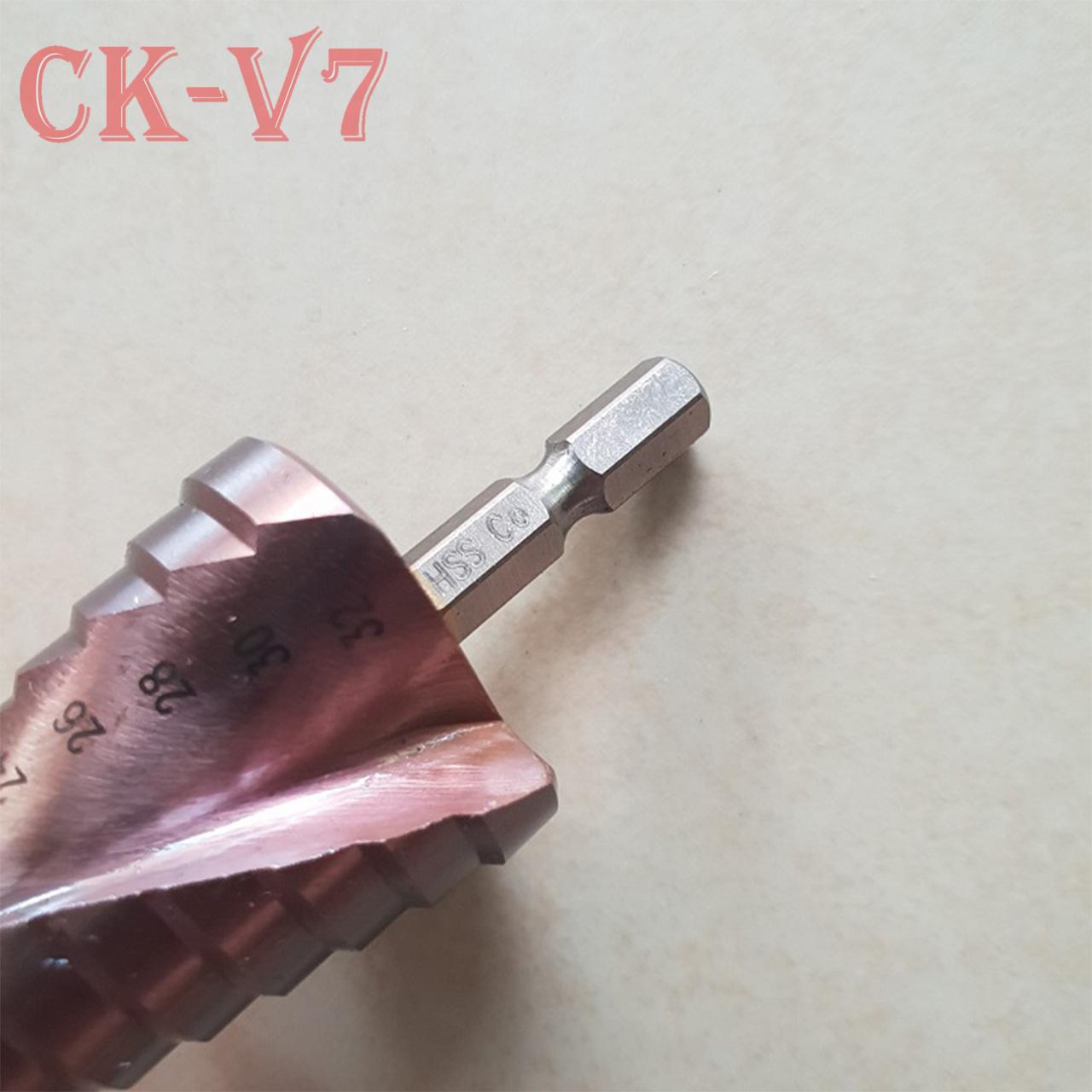 Mũi khoan bước tháp HSS 4-32mm(khoan inox,sắt,thép...)