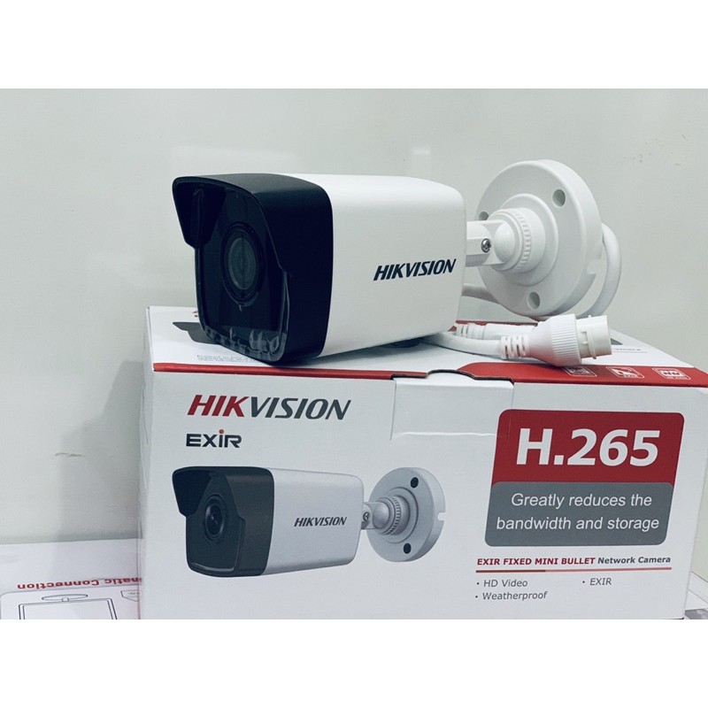 Camera ip hikvision ds-2cd1023g0e-i h.265 hỗ trợ poe