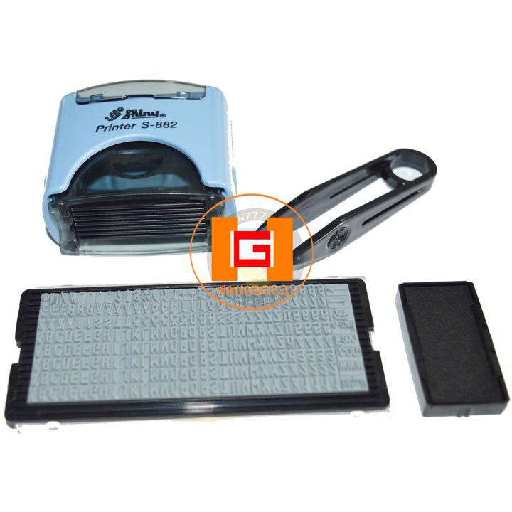 Bộ dấu ghép chữ, số hiệu, ngày-tháng-năm,nsx,hsd shiny s882