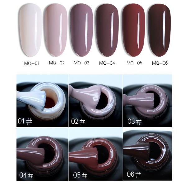 Sơn gel AS chọn lẻ 6 màu MQ