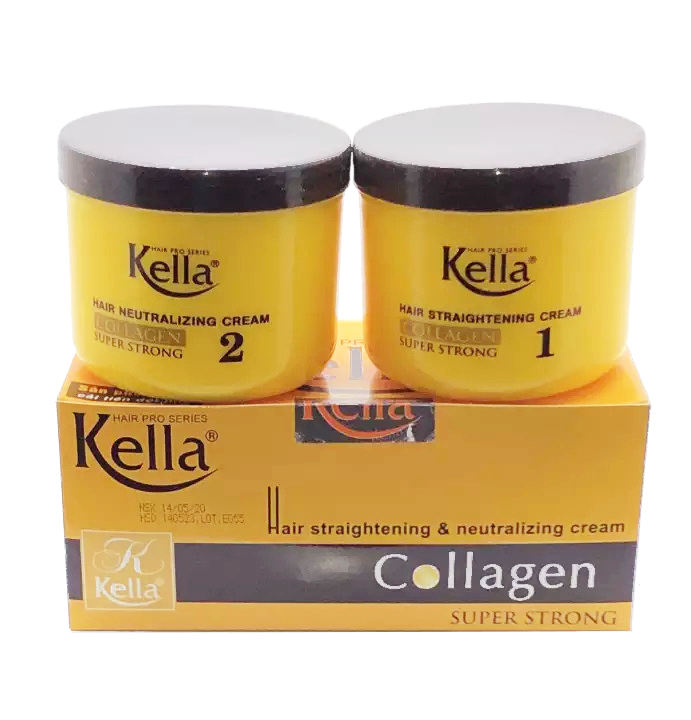Kem duỗi tóc KELLA Collagen Super Strong (500ml)