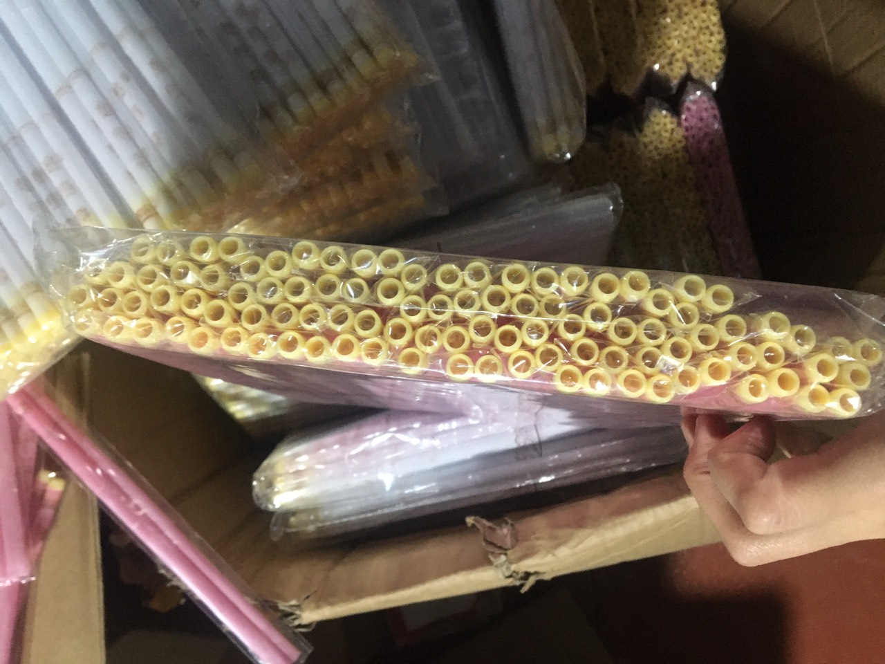 Bịch nến xông tai 100 cây (nến đầu bằng)