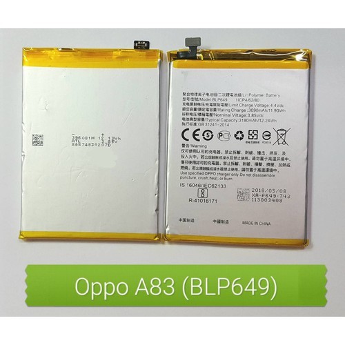 Pin điện thoại Oppo A83 BLP649