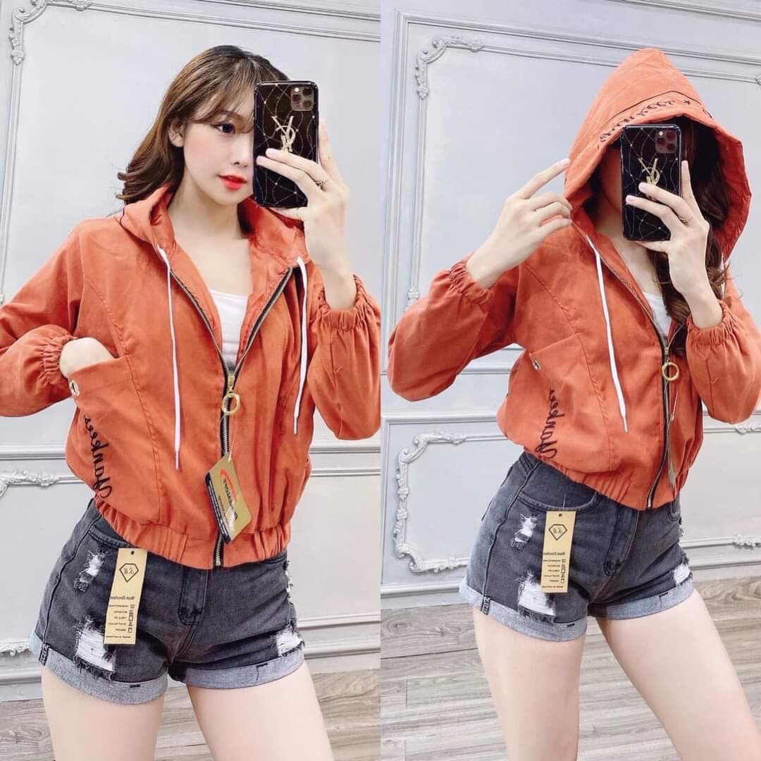 [HCM]Áo Khoác Dù Nữ Có Túi Hộp 2 Lớp Lót Thời Trang Cá Tính Năng Động Form Vừa Vặn Cao Cấp LULYFASHION ZZ81
