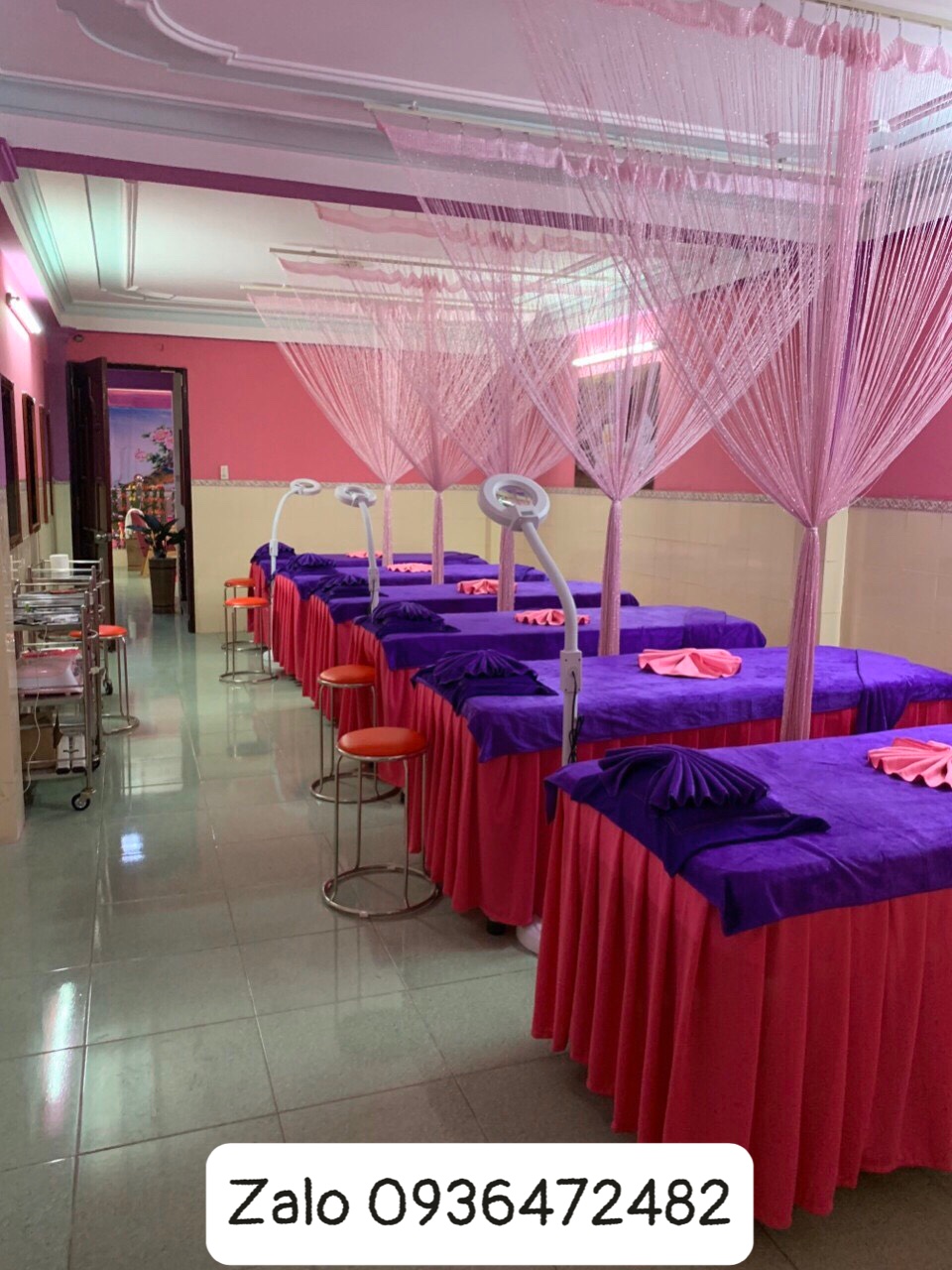 Rèm Sợi Trang Trí Spa 3M*3M CAO CẤP