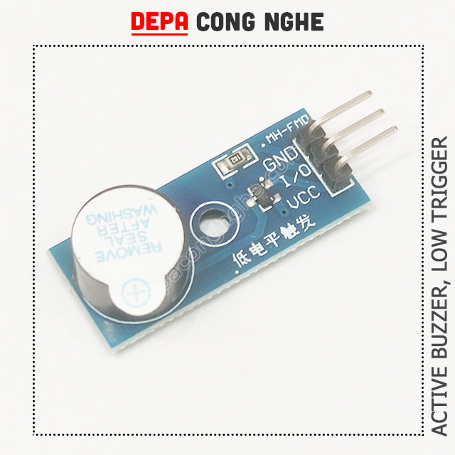 Module Còi Buzzer Chủ Động/Bị Động (Active/Passive Buzzer), Tương Thích Arduino, Raspberry Pi