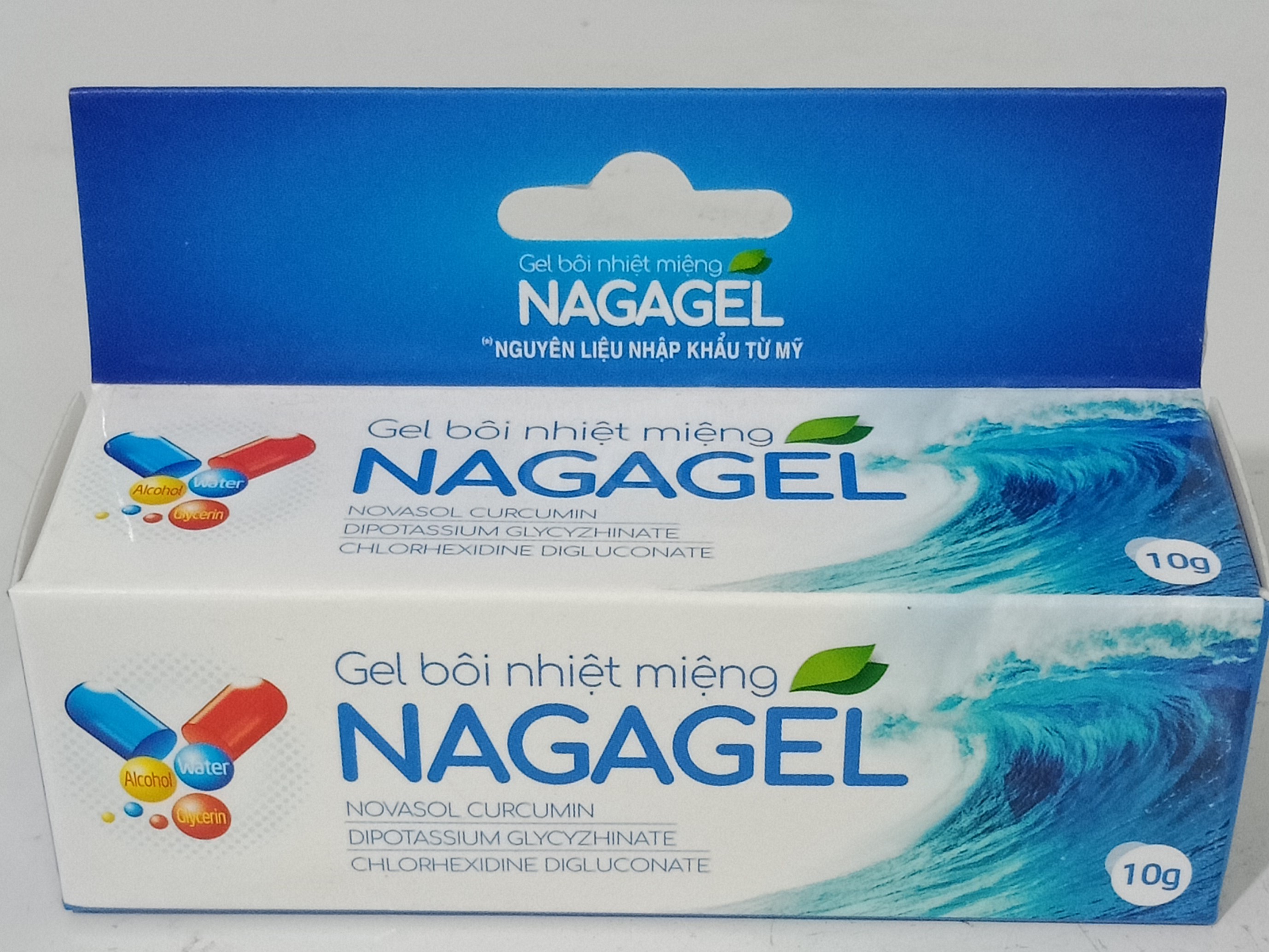 Gel bôi nhiệt miệng thảo dược NAGAGEL ( tuýp 10g)