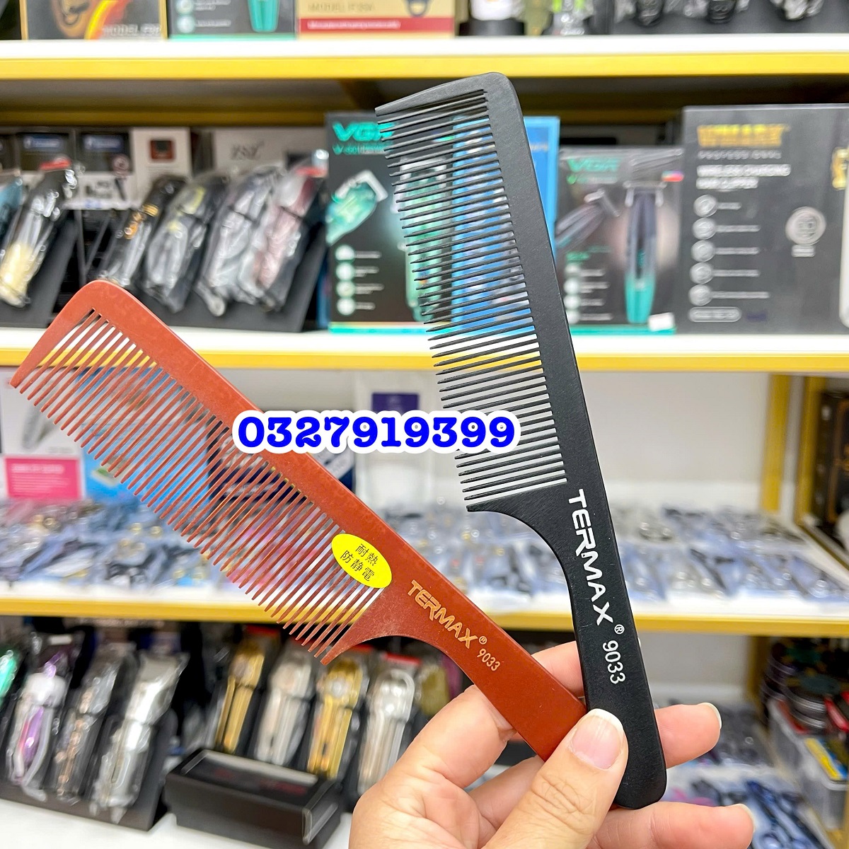 Lược cắt tóc nam nữ TERMAX 9033 - lược sừng