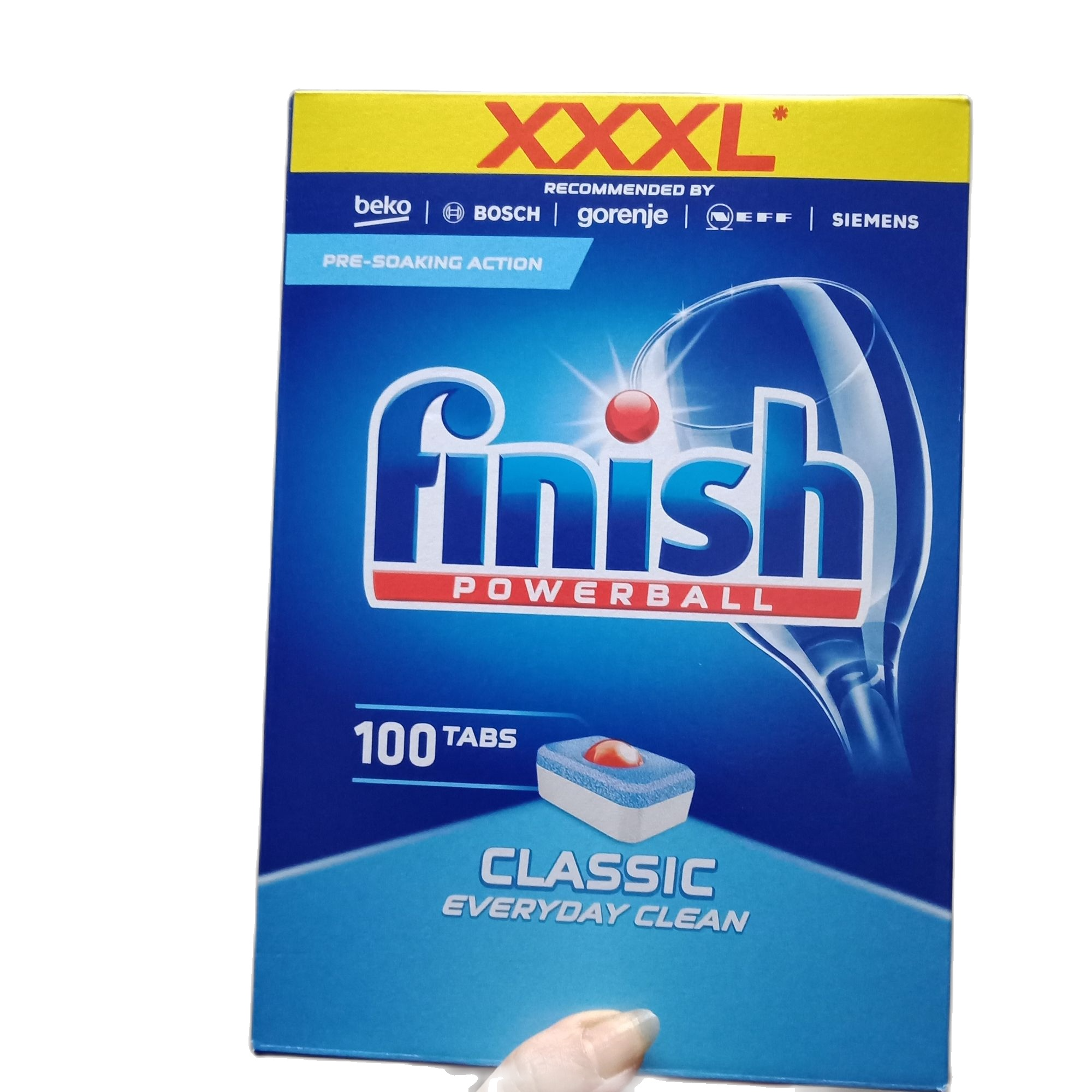viên rửa chén bát finish classic  hộp 100 v  Đức