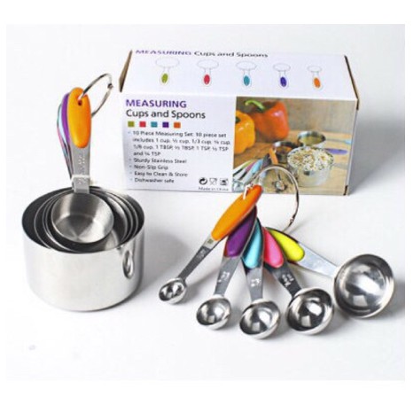 Bộ Thìa Đong 10 Món Inox Cao Cấp