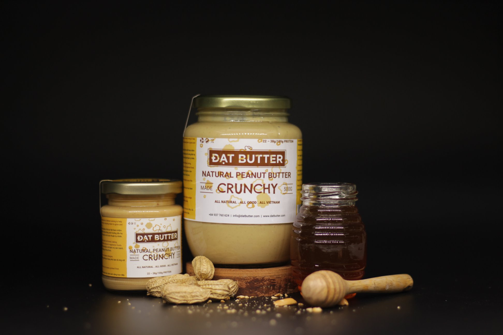 BƠ ĐẬU PHỘNG TỰ NHIÊN DẠNG HẠT ĐẠT BUTTER 570G