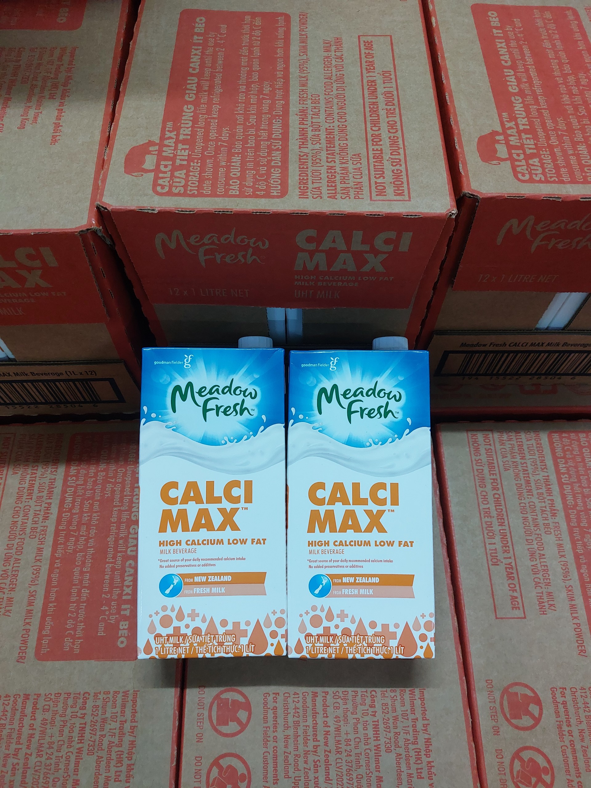 [1 Hộp] Sữa Meadow Fresh Giàu CANXI MAX 1L