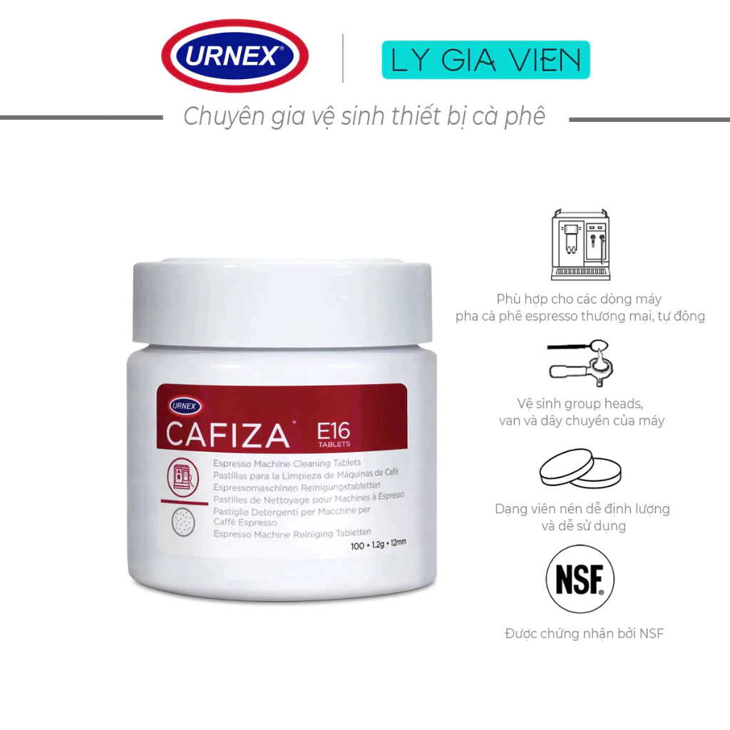 Viên Nén Và Bột Vệ Sinh Máy Pha Cà Phê Urnex Cafiza