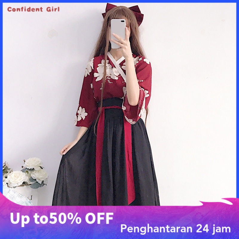 Confident Girl Trang Phục Lớp Học Sinh Phong Cách Cổ Điển Thường Ngày Cho Thiếu Nữ Hansu Cách Tân Trang Phục Hán Phục Tiên Nữ Trung Hoa Dân Quốc