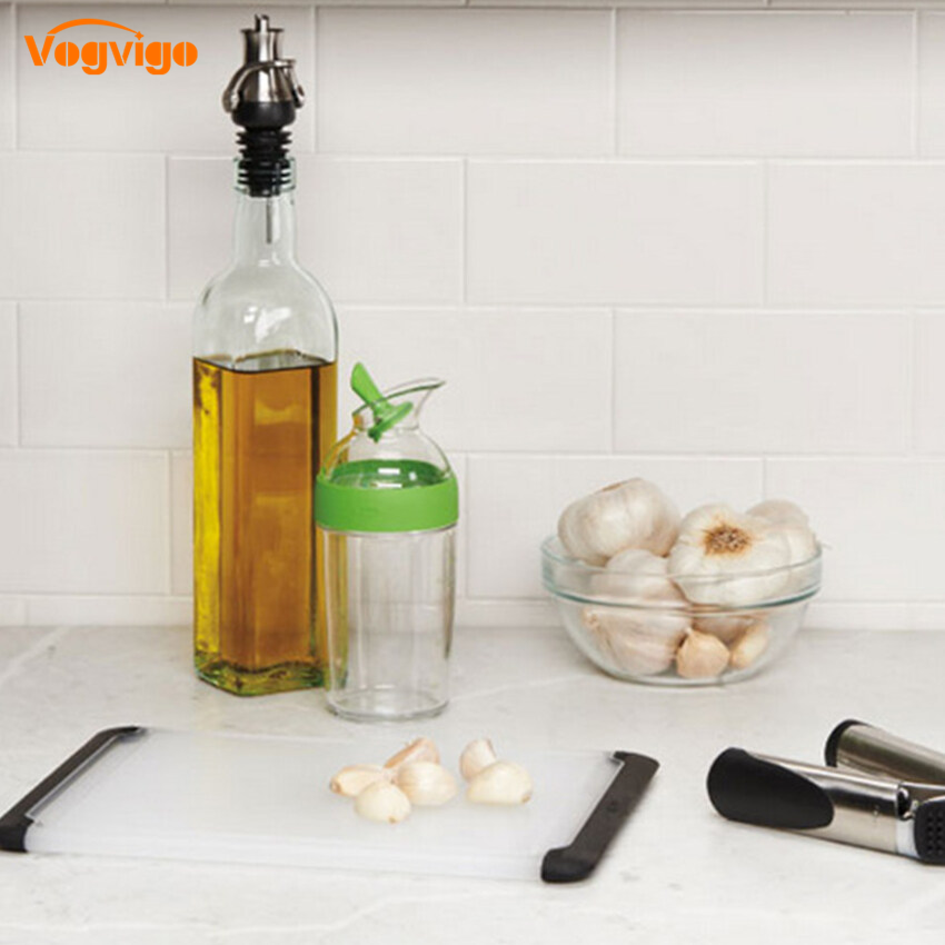 Easy Grips Salad Dressing Shaker Cup Sauces Mixer With Measuring Kitchen Sealed Leakproof Bottle Kitchen Supplies Sugar Bowl