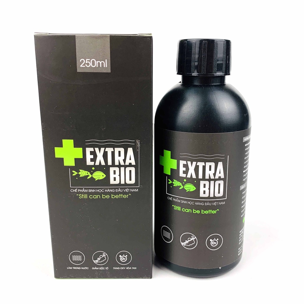 [KÈM QUÀ] Men Vi Sinh Extra Bio (Dạng Nước) Cao Cấp Cho Hồ Cá Cảnh, Thuỷ Sinh.