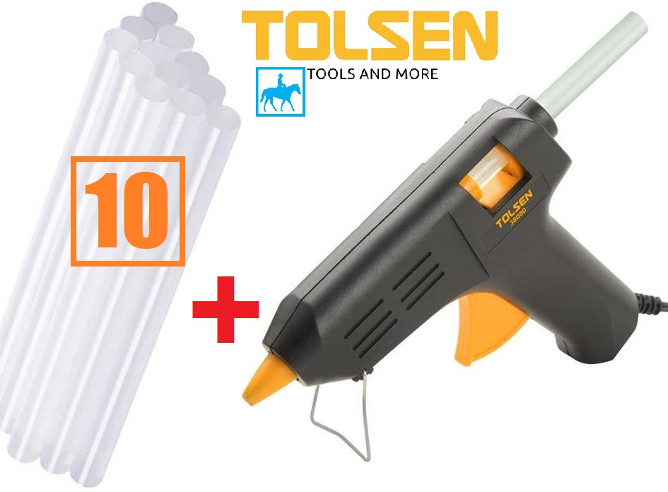 Súng bắn keo điện keo đèn cầy Tolsen 79105 tặng 10 cây keo