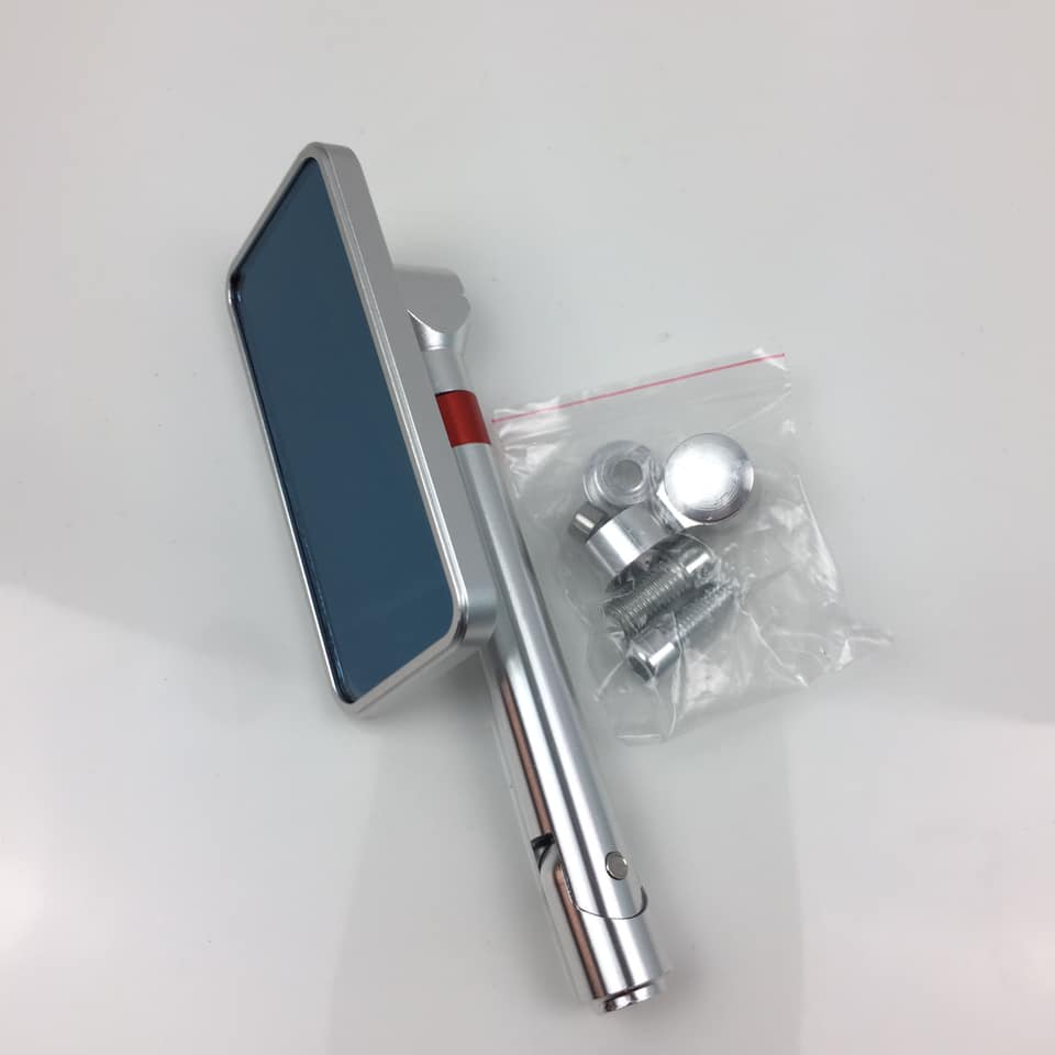 Gương/Kính chiếu hậu xe máy Rizoma iphone (Full bạc)