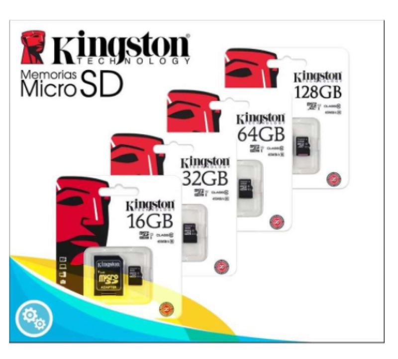 Kingston Thẻ nhớ MicroSD Class 10 - 32GB, 64GB, 128GB - Bảo Hành 5 Năm-Chính Hãng