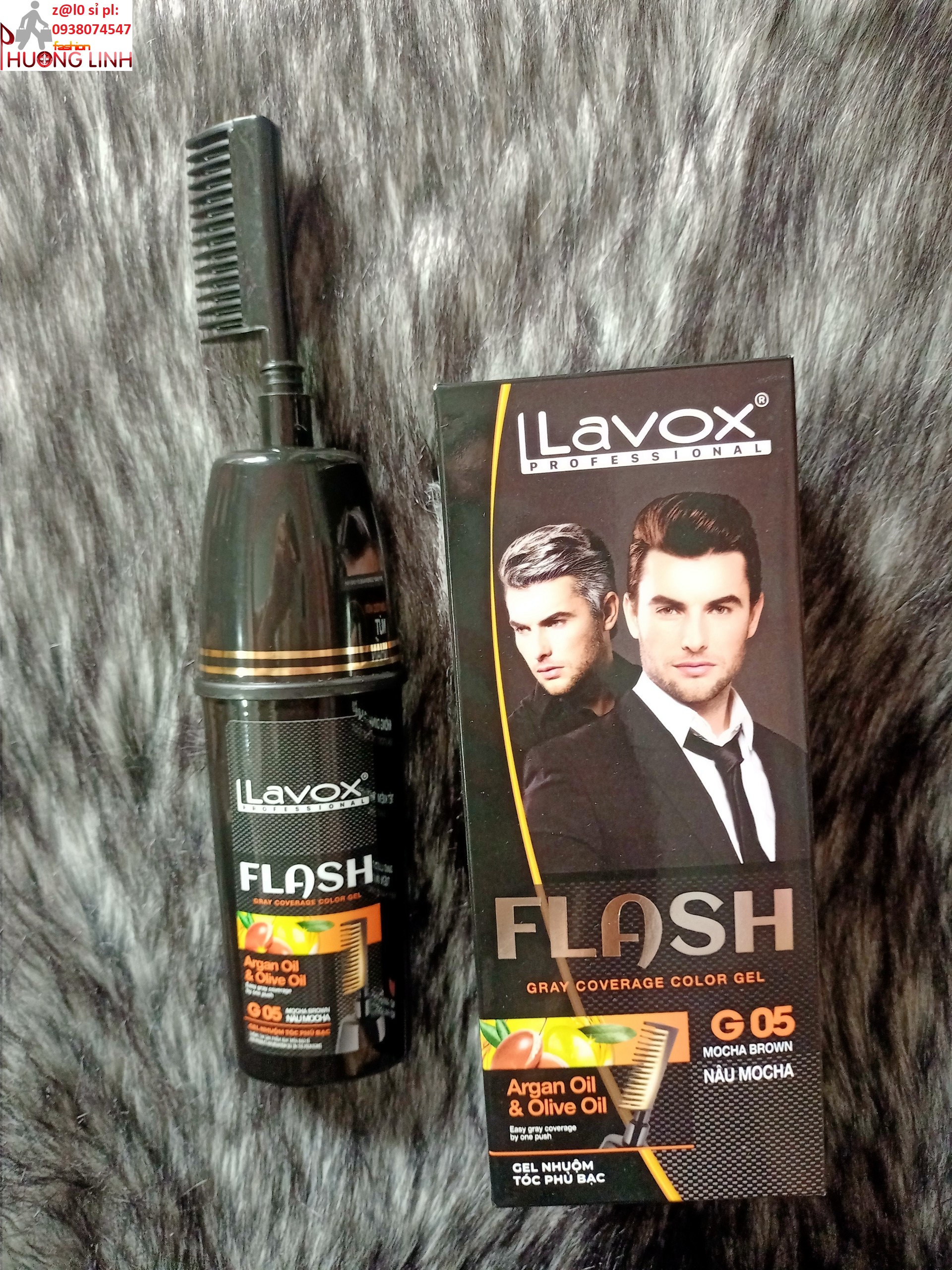 Lược gội phủ bạc Lavox Flash 150ml siêu tiện lợi và nhanh chóng