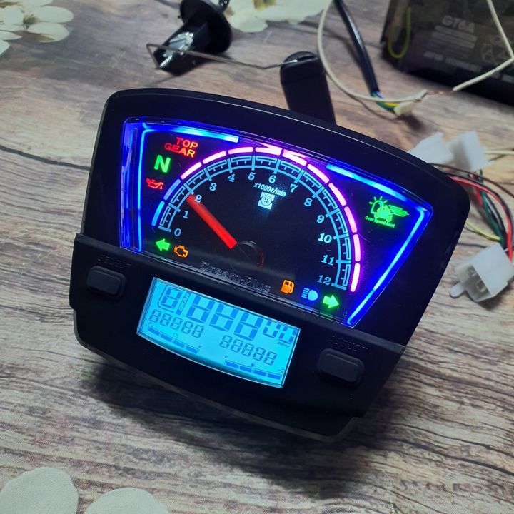 Đồng hồ điện tử cho xe Dream Đồng hồ UMA DREAM, đồ phụ tùng xe máy giá rẻ