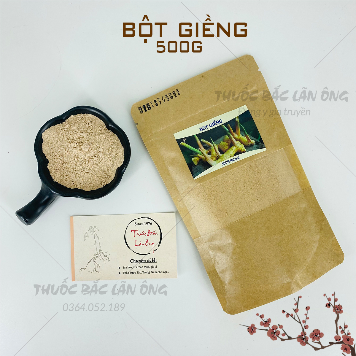 Bột riềng nguyên chất 500g
