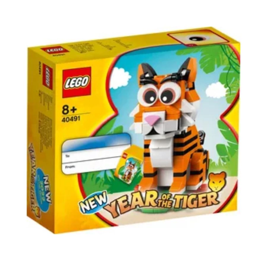 Bộ lắp ráp lego 40491 con cọp nhâm dần 2022