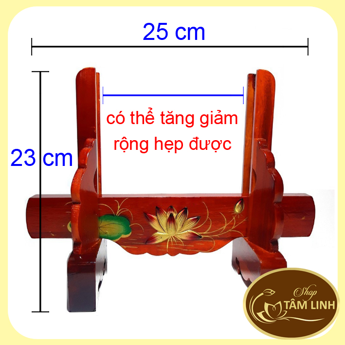 Khung gỗ tăng giảm đặt khung hình thờ giá đỡ khung hình - Nhiều cỡ