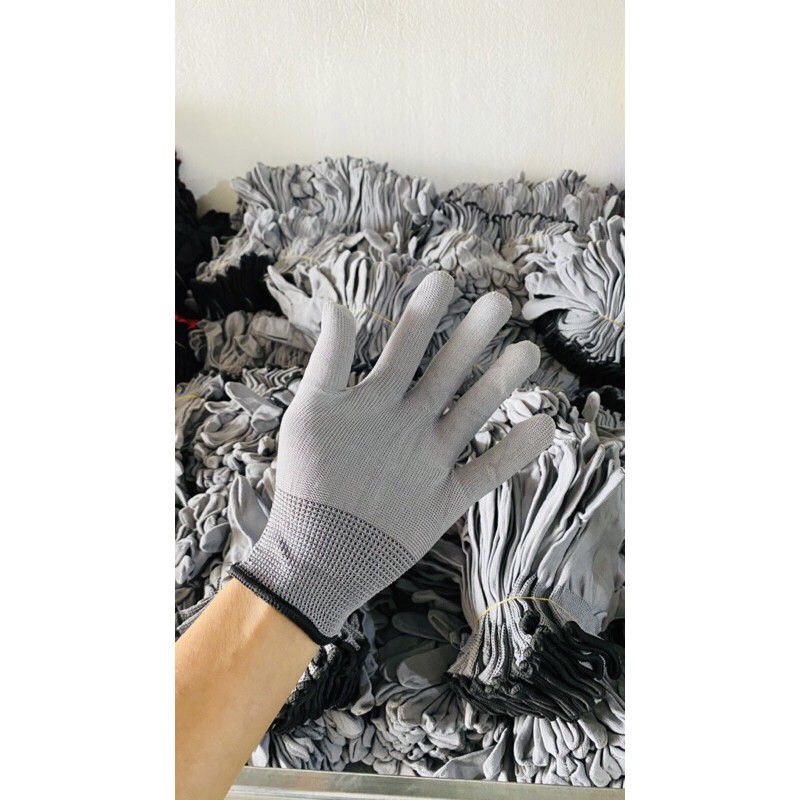 găng/Gang tay vải MÚT đen/12 đôi