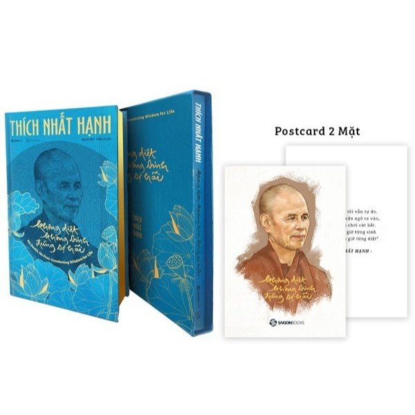 Fahasa - không diệt không sinh đừng sợ hãi - bìa cứng - phiên bản đặc biệt - tặng kèm postcard