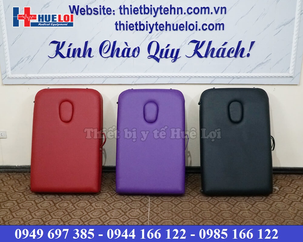 Giường massage gấp gọn - Giường châm cứu bấm huyệt