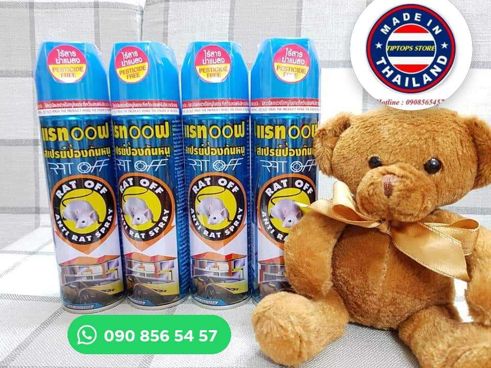 [HCM]XỊT ĐUỔI CHUỘT RAT OFF THÁI LAN 200ML