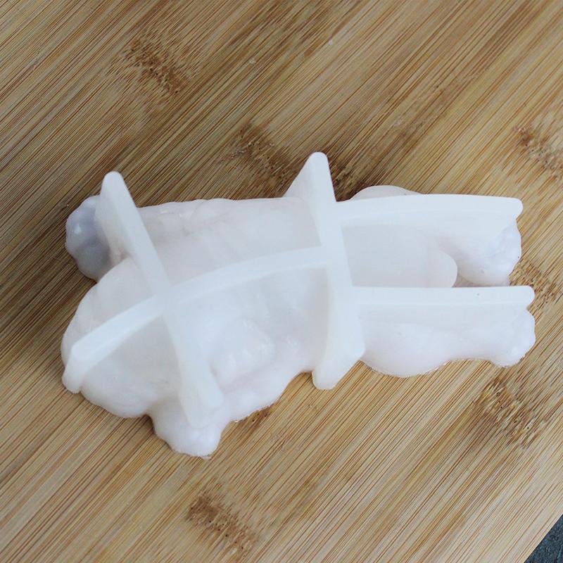 Nổi Danh Trên Mạng 3D Lập Thể Chó Shar PEI Bánh Mousse Bánh Bộ Tạo Khuôn Hình Bẩn Bẩn Chó Kem Sô Cô La Silicone Bánh Mousse Bộ Tạo Khuôn Hình