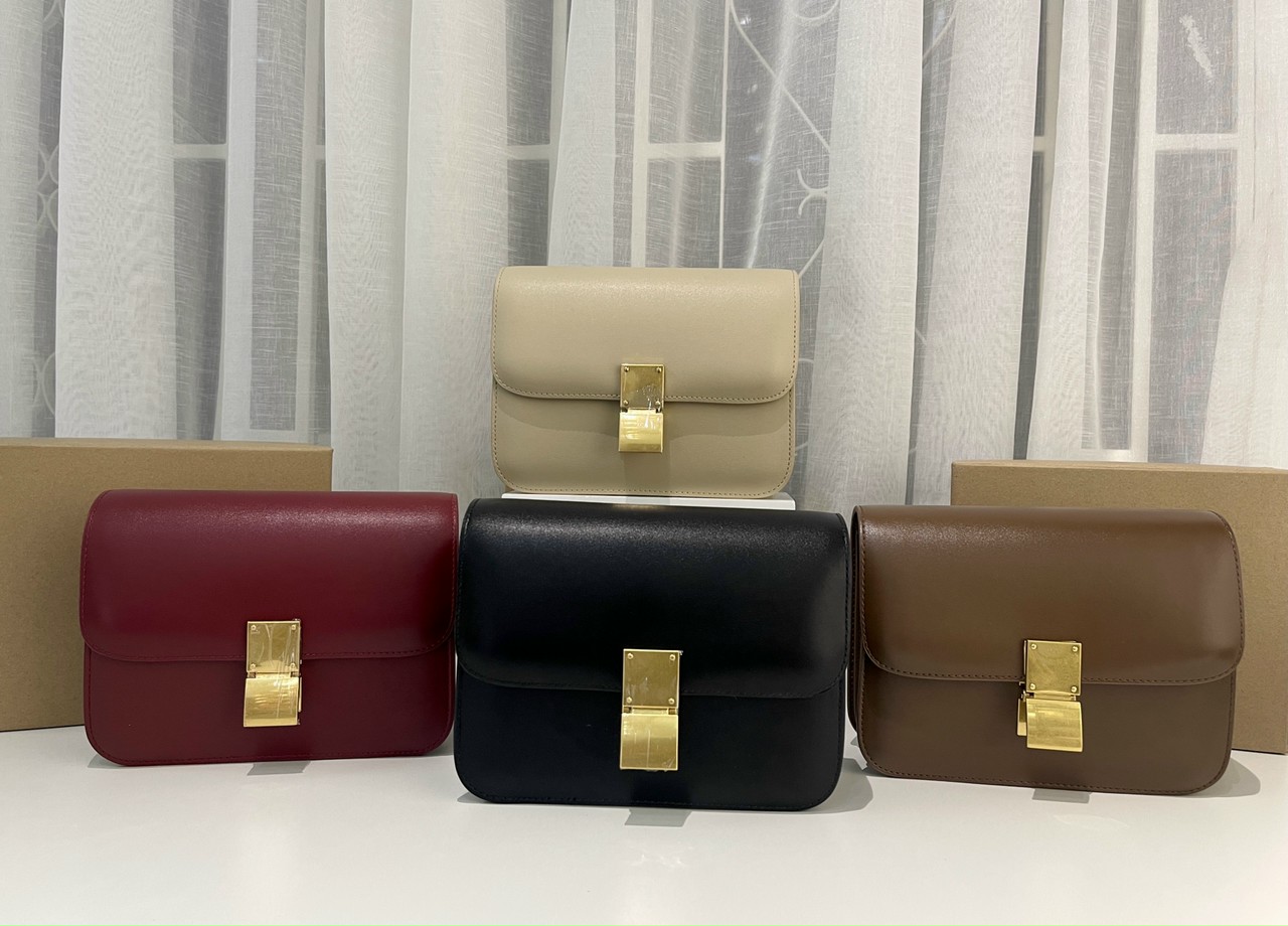 túi Pretty Fit Full box tag ( nâu đen đỏ nude)