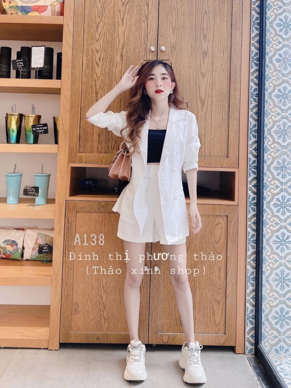 Sét bộ vest 3 món quần đùi-ZU