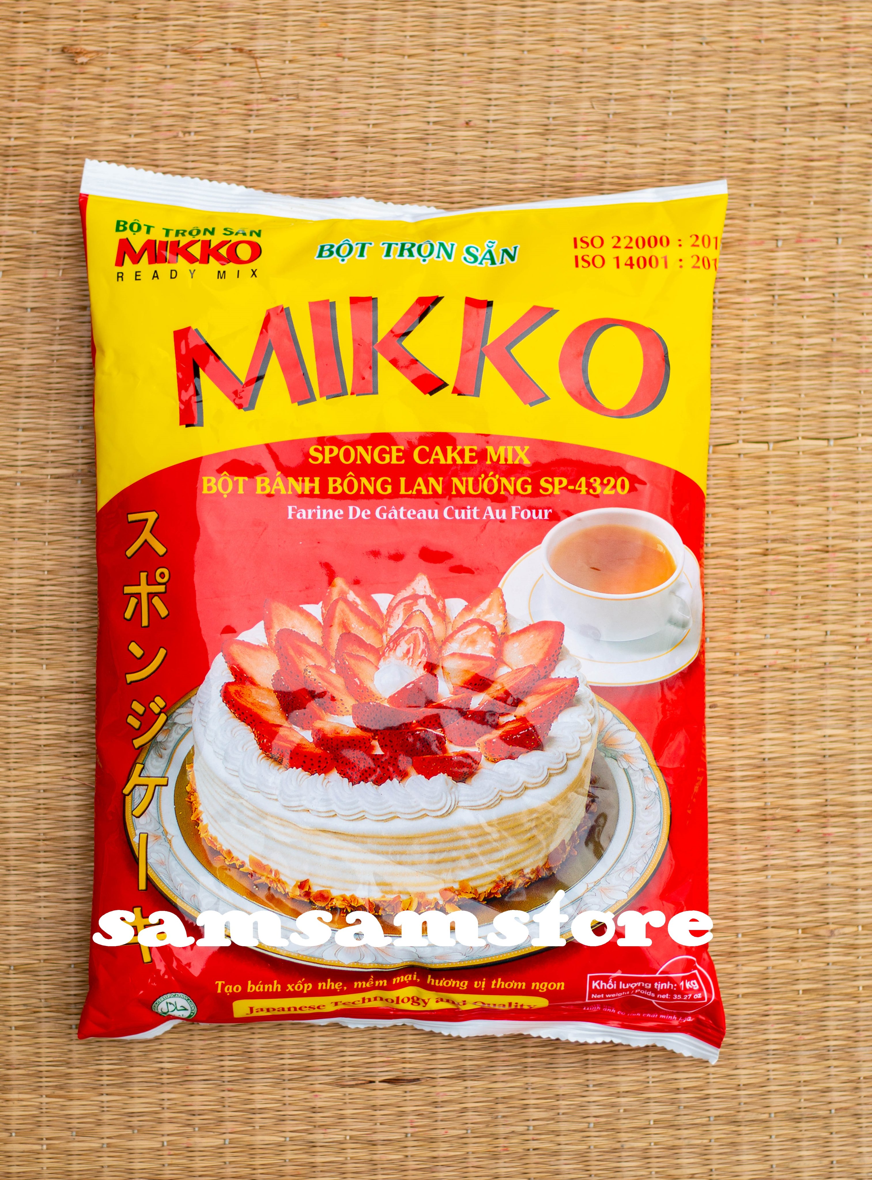 Bột làm bánh bông lan nướng Mikko
