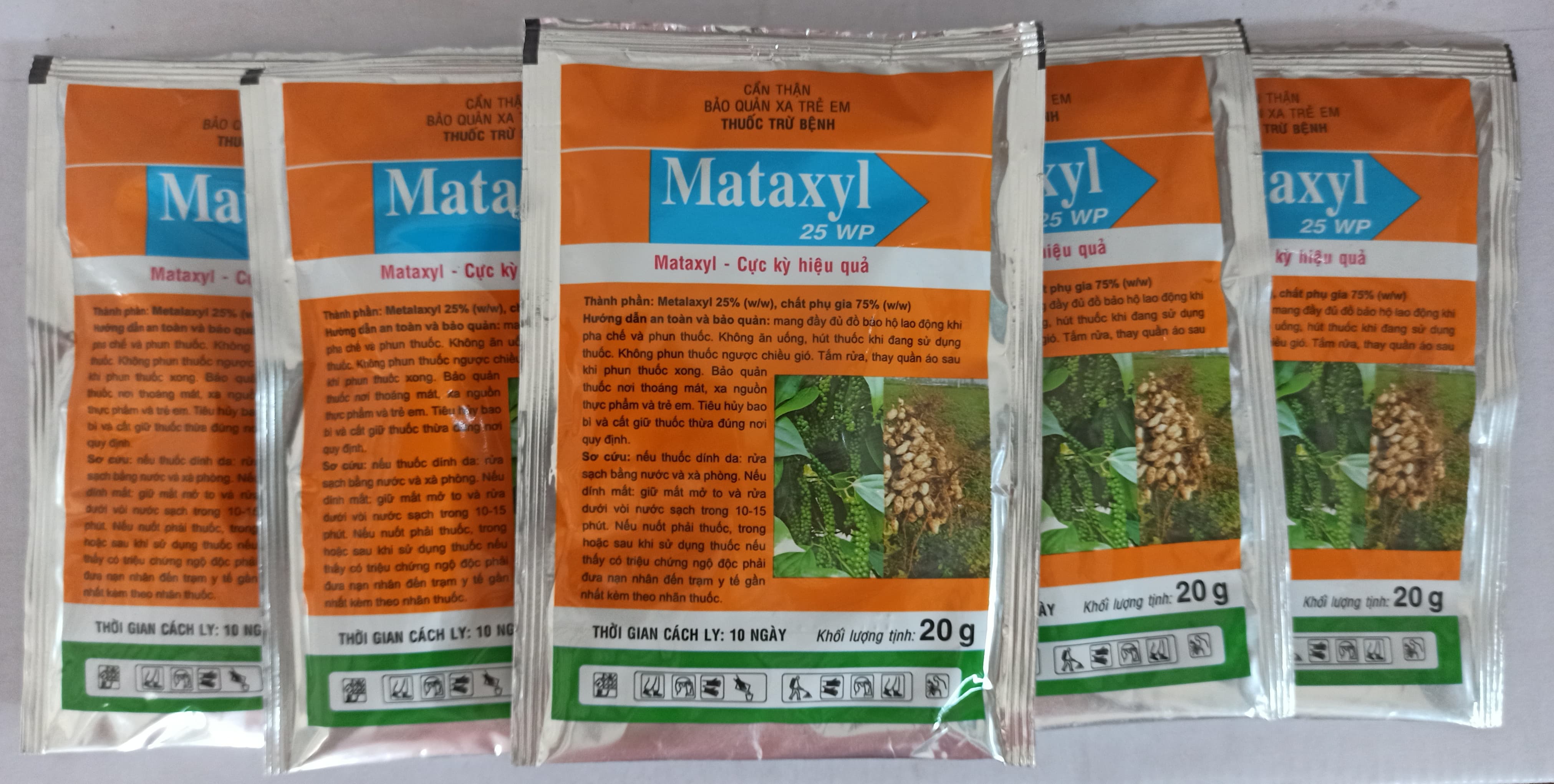 Mataxyl 25WP - Thuốc trừ bệnh cây trồng - gói 20g