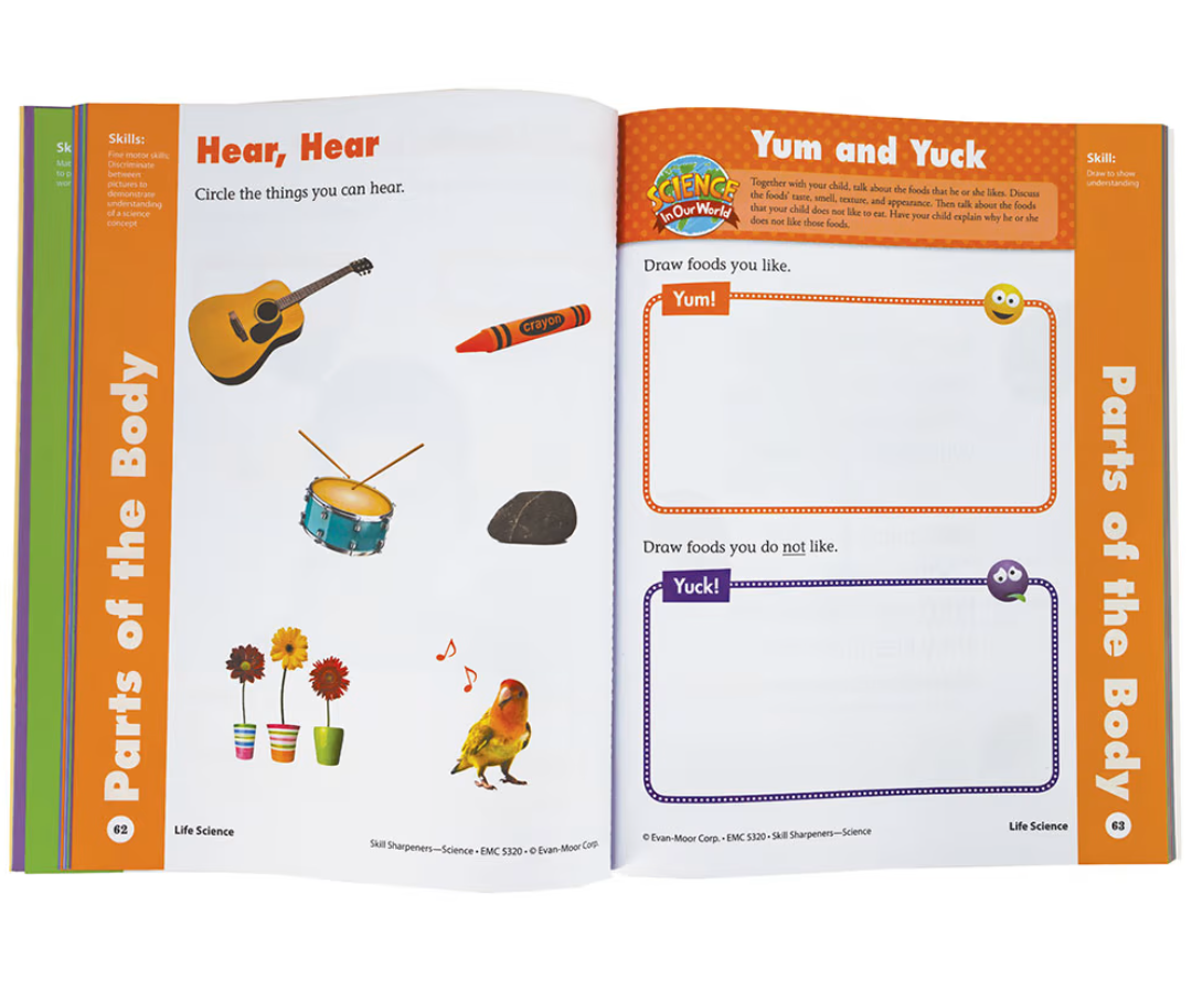 Skill Sharpener (Pre K - K - 1 - 2) - 7 quyển | Nhập Khẩu